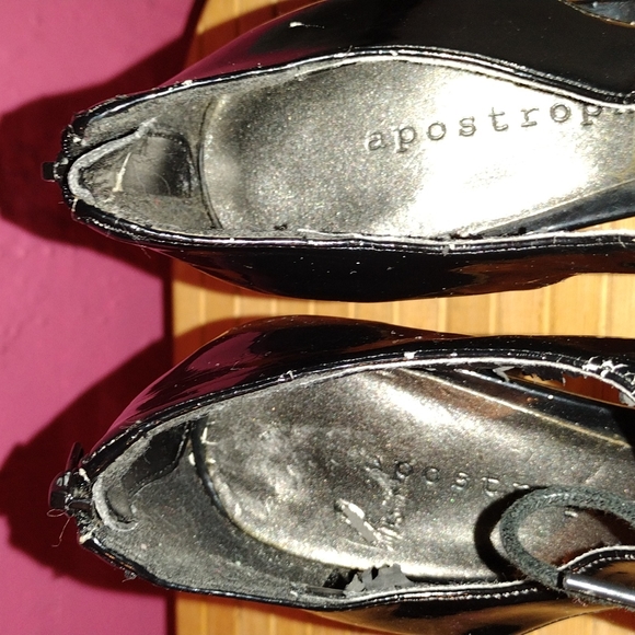 Apostrophe,Size 7, Patent leather, lace up, high heel shoes - Picture 7 of 7